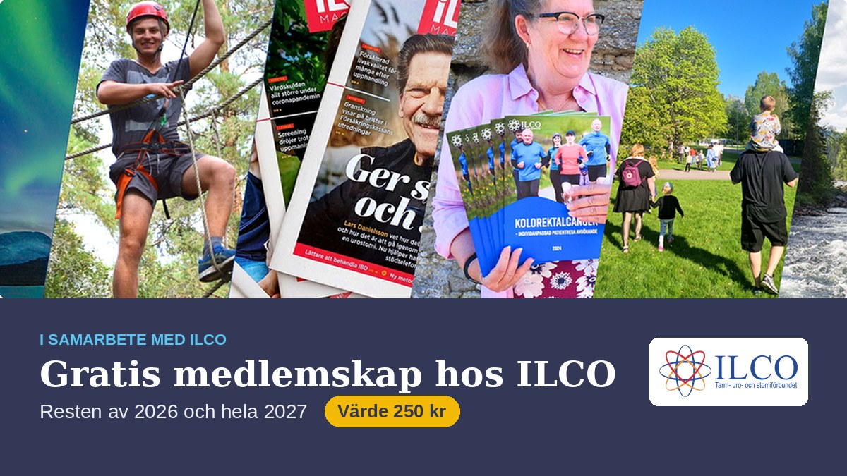 Gratis medlemskap hos ILCO – vårt samarbete fortsätter 2027